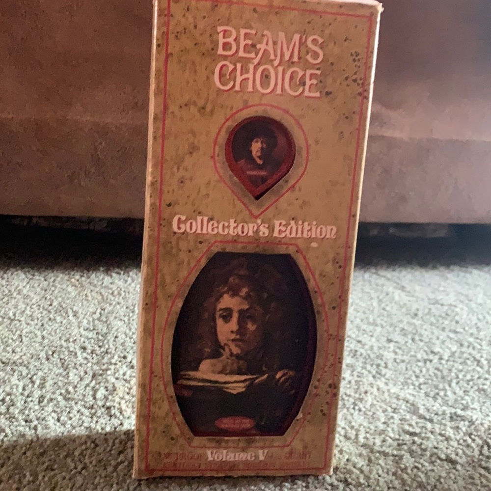 Jim Beam’s Choice Rembrandt bottle bar ware decor in box